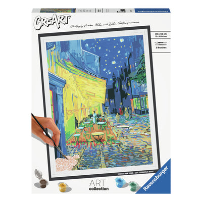 Ravensburger Kreart Gemälde im Number Cafe Terrace Van Gogh