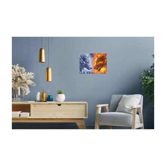 Ravensburger Kreart Gemälde bei Number Fire and Ice