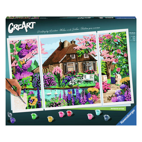 Ravensburger Kreart Gemälde auf Zahlenwasserhaus