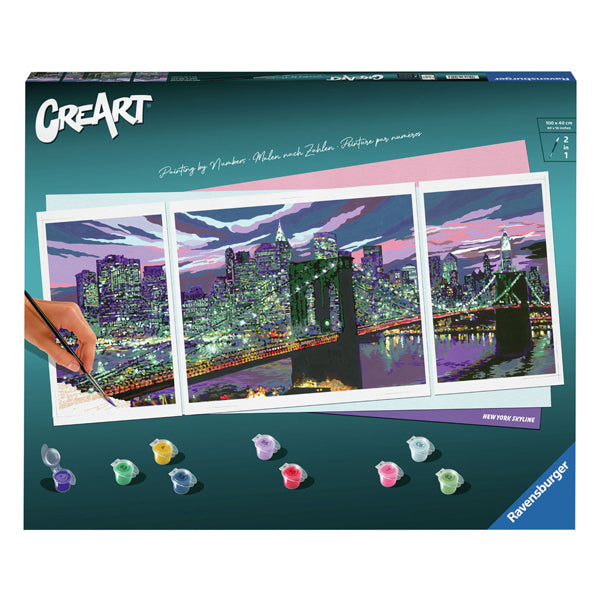 Ravensburger Kreart Gemälde auf Nummer York Skyline