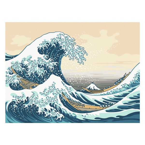 Ravensburger Kreart Gemälde auf Song Hoksusai: The Great Wave