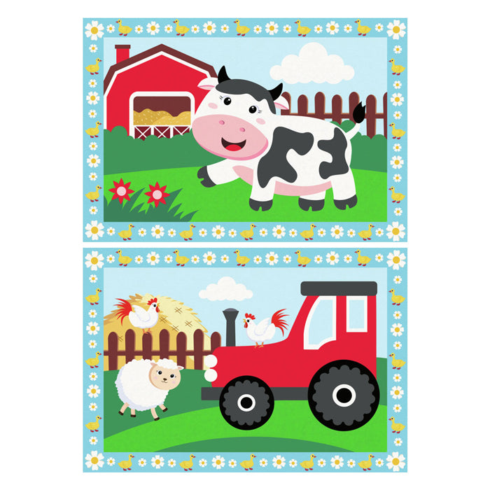 Ravensburger Creart Painting on Number Traktor mit Landschaft