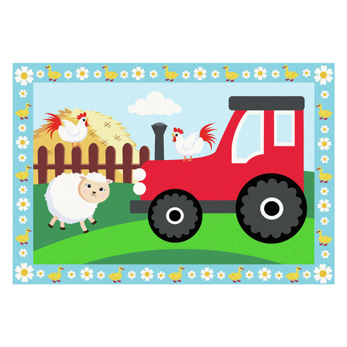 Ravensburger Creart Painting on Number Traktor mit Landschaft