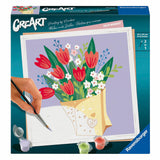 Ravensburger Kreart Gemälde nach Nummer - Tulpen Bouquet - afbeelding 1
