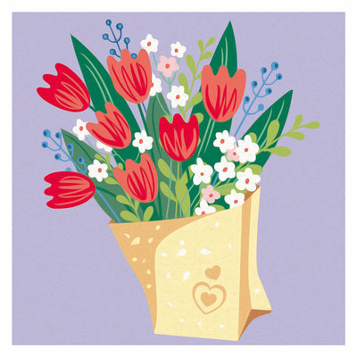 Ravensburger Kreart Gemälde nach Nummer - Tulpen Bouquet