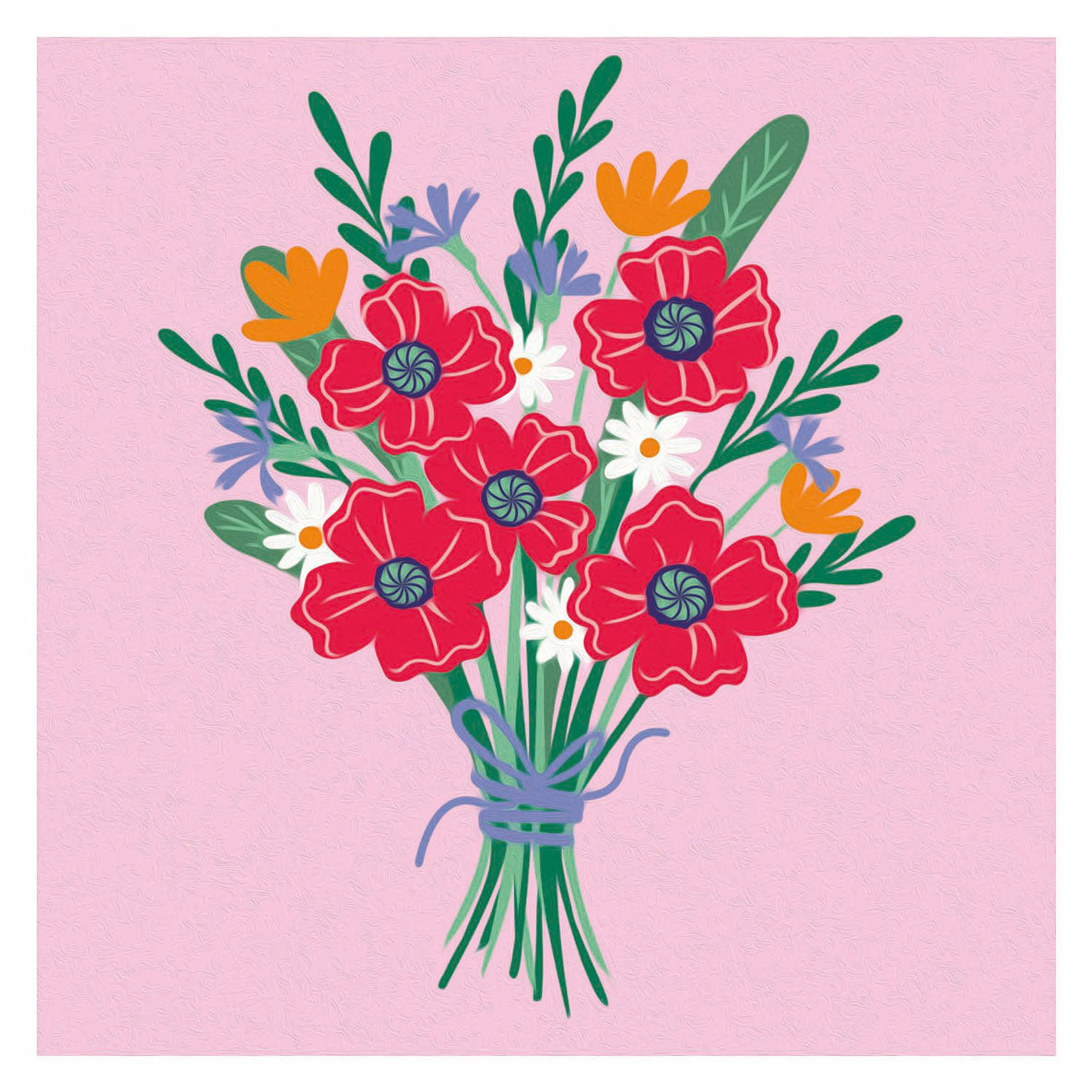 Ravensburger Kreart Gemälde nach Nummer - Poppies Bouquet