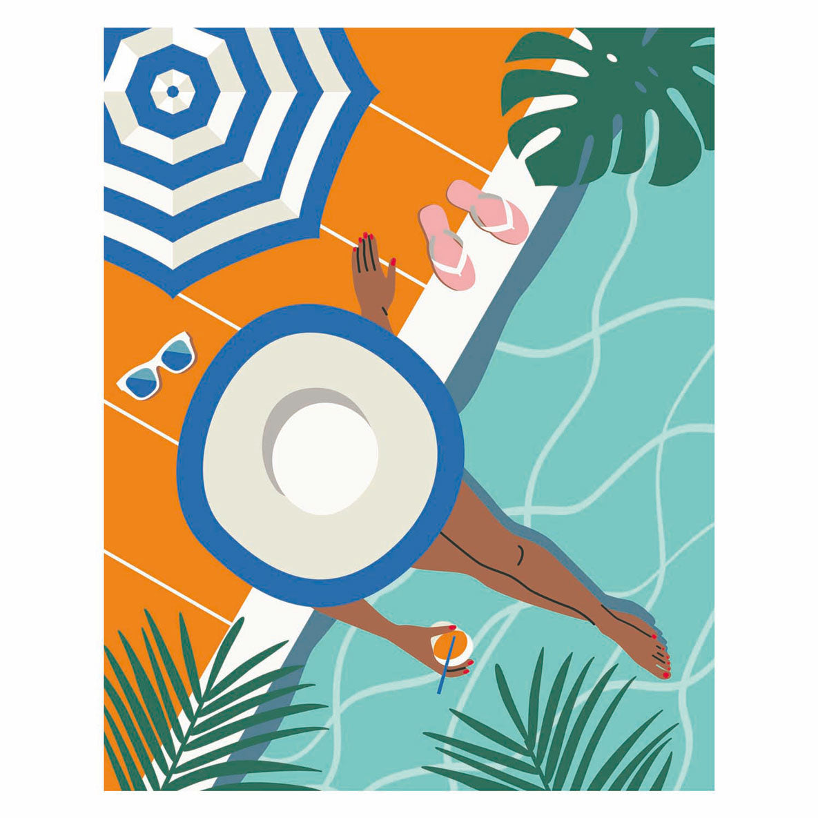 Ravensburger Kreart Painting bei Number - Schwimmbad