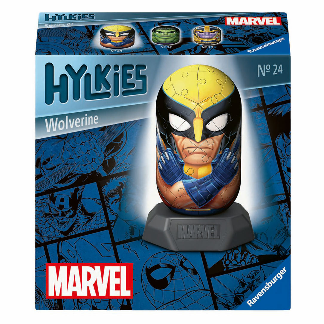Ravensburger 3D -Puzzle Hylkies Marvel Wolverine, 54st.