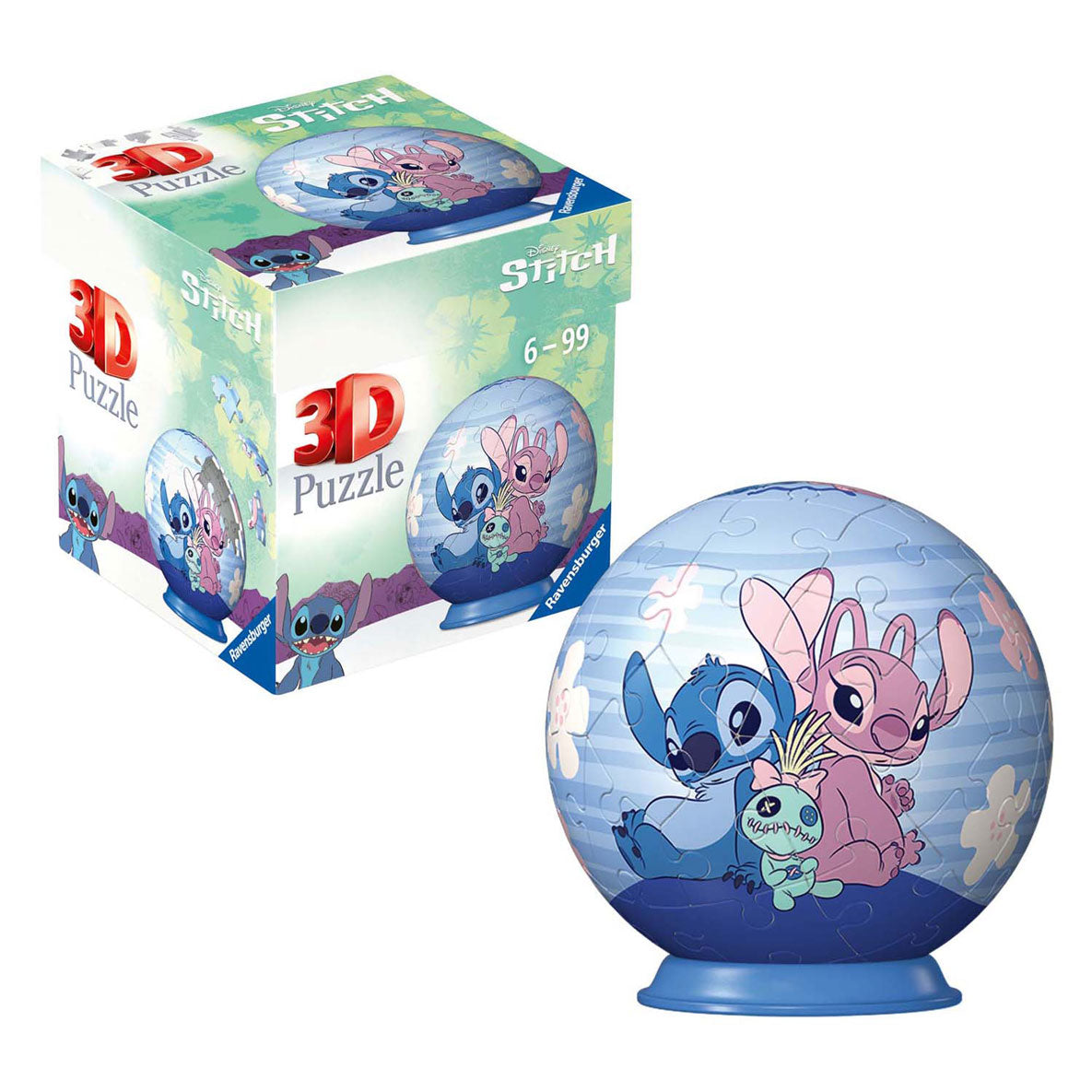 Ravensburger 3D -Puzzle -Ballstich und Angel, 54st.