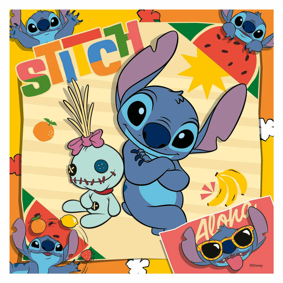 Ravensburger Jigsaw Puzzle Disney Stitch, 3x49st.