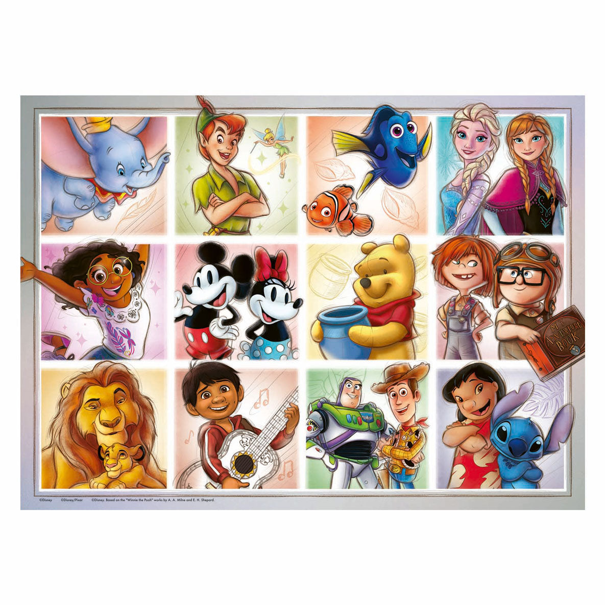 Ravensburger Jigsaw Puzzle xxl Disney Charaktere, 100..