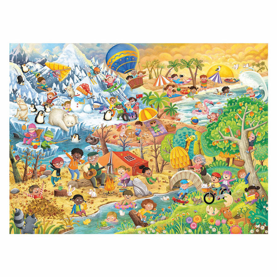 Ravensburger Jigsaw Puzzle XXL Four Seasons, 100..