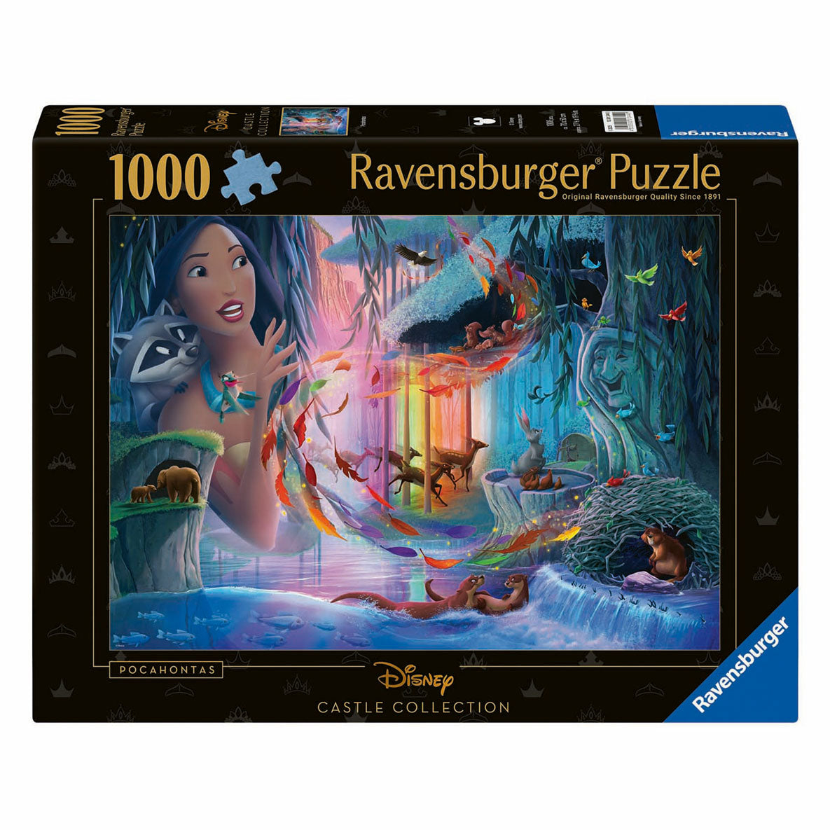 Ravensburger Legpuzzel Disney Curles Pocahontas, 1000st.