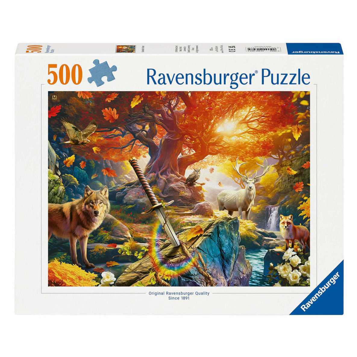 Ravensburger Puzzle Der Wald von Excalibur, 500st.