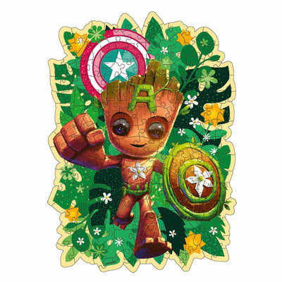 Ravensburger Holzprozzel Puzzle Marvel Groot, 150.