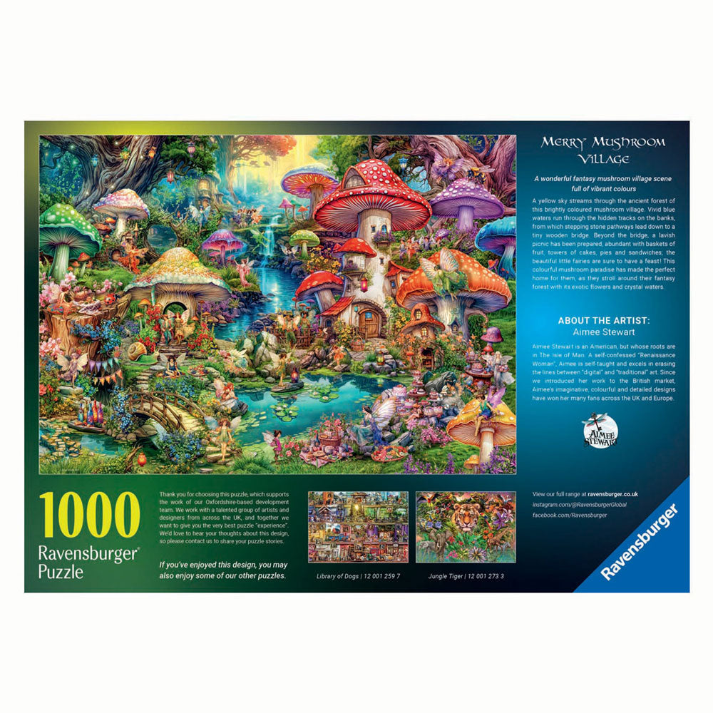 Ravensburger Jigsaw Puzzle Merry Pilz Dorf, 1000st.