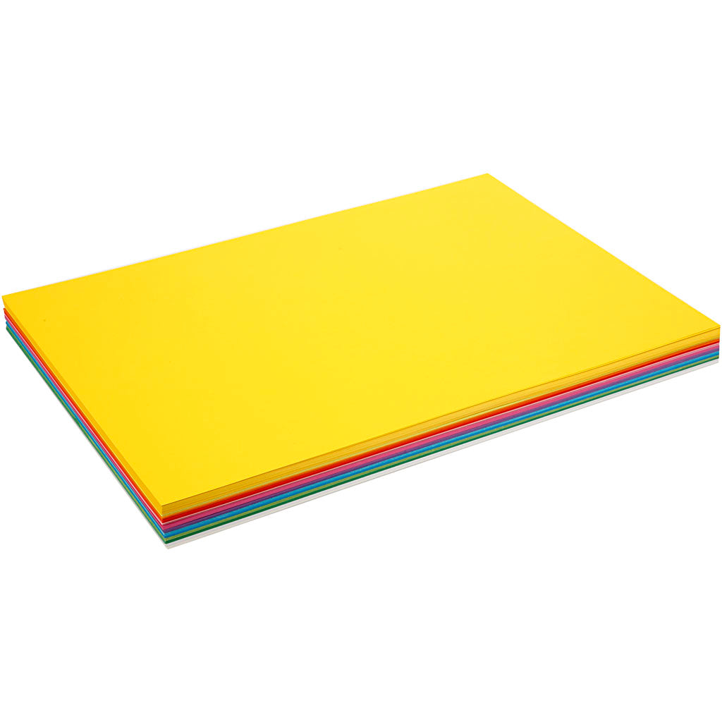 Colortime Frühlingskarton, A2, Blatt 420 x 594 mm, 180 g, verschiedene Farben, 300 Blatt, 1 Karton
