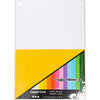 Colortime Frühlingskarton, A2, Blatt 420x594 mm, 180 gr, verschiedene Farben, 20 verschiedene Blätter 1 Karton