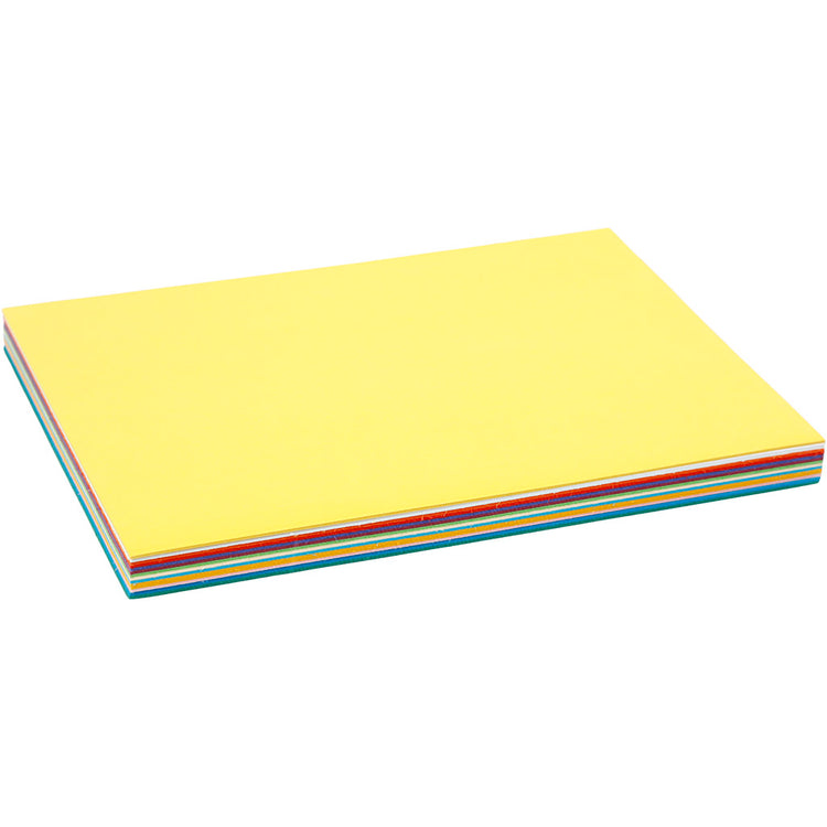 Colortime Frühlingskarton, A5, Blatt 148x210 mm, 180 gr, verschiedene Farben, 60 verschiedene Blätter 1 Karton