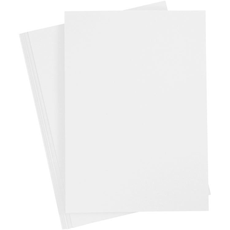 Creativ Company Cardboard White A4 210-220G, 10 Blätter