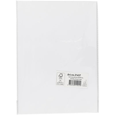 Creativ Company Cardboard White A4 210-220G, 10 Blätter