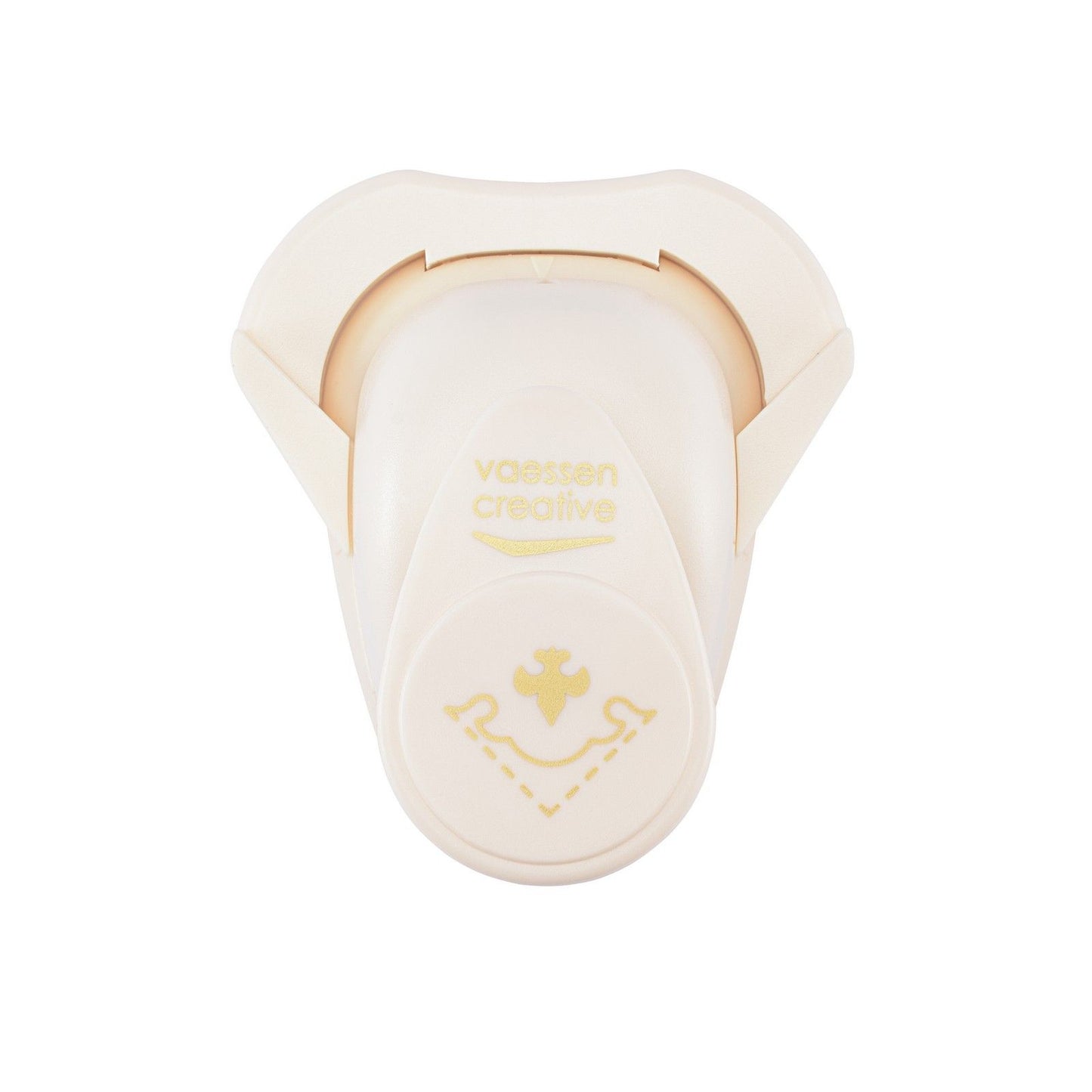 Vaessen creative • Eckstanzer Lilie mit dekorativem Rand 1,8 x 2,2 cm