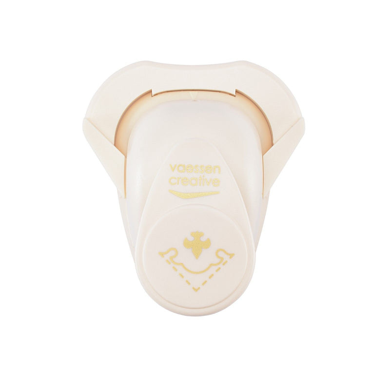Vaessen creative • Eckstanzer Lilie mit dekorativem Rand 1,8 x 2,2 cm