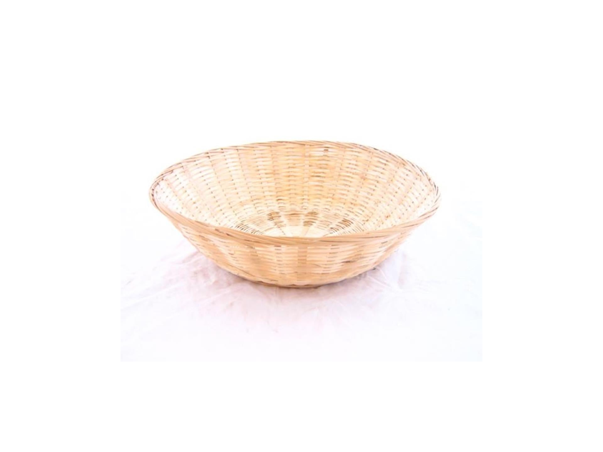 Baskin Bambus-Schienbeinkorb rund ø35x11cm