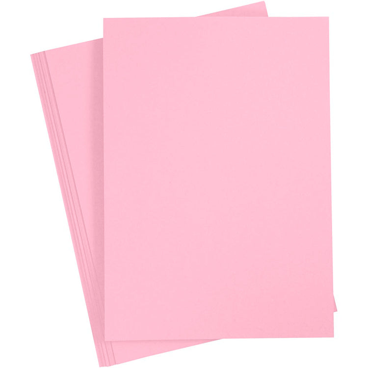 Creativ Company Farbkarton, A3, Blatt 297x420 mm, 180 gr, hellrosa, 20 Blatt 1 Karton