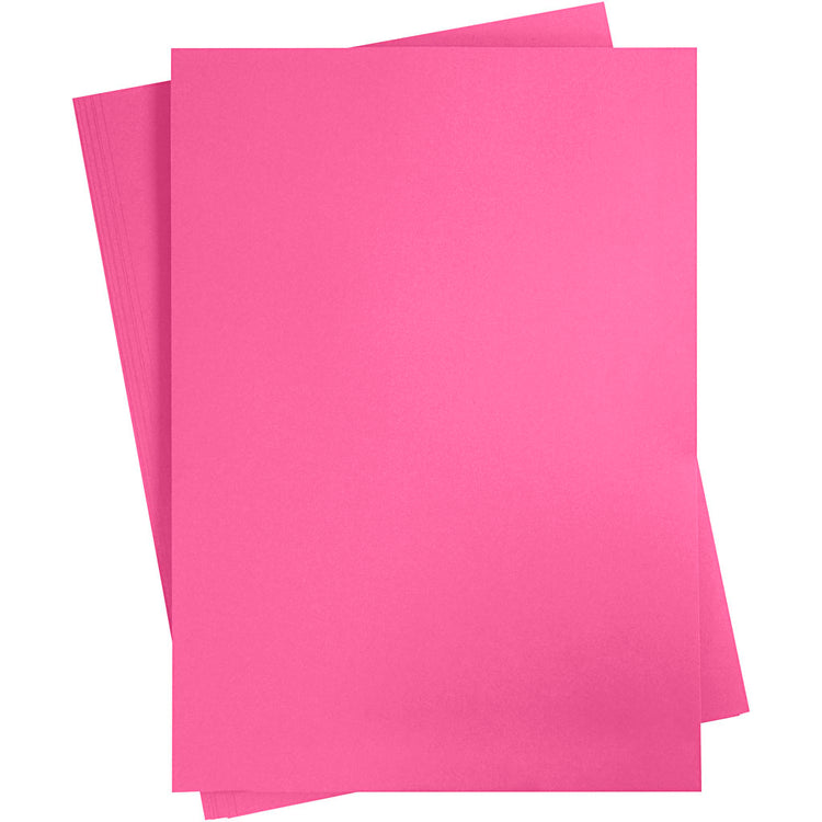 Creativ Company farbiger Karton, A2, Blatt 420 x 594 mm, 180 g, rosa, 10 Blatt 1 Karton