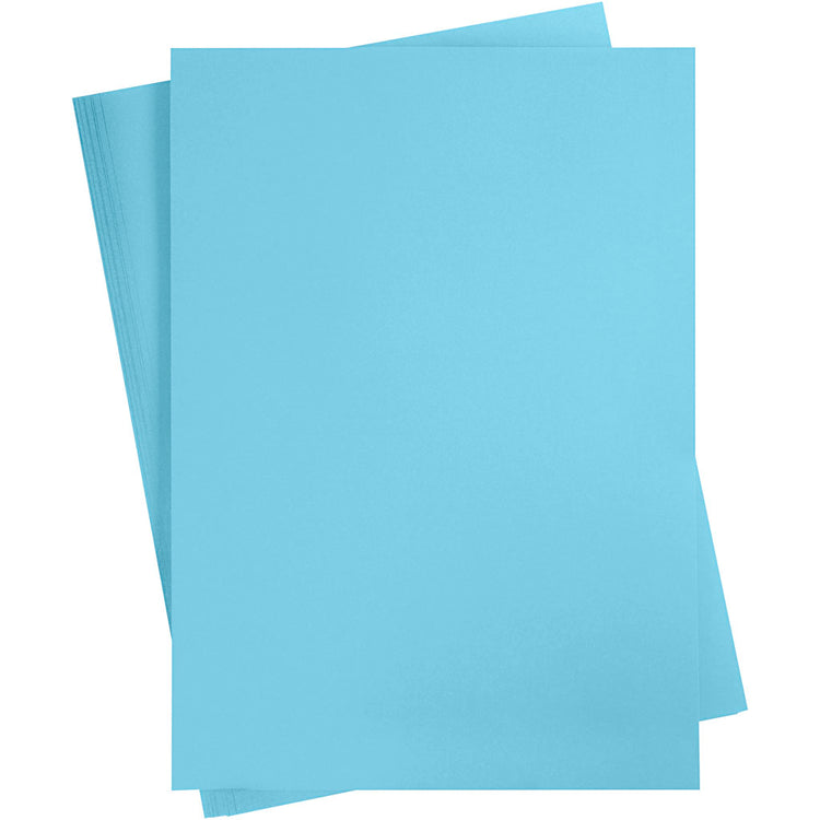 Creativ Company Farbkarton, A2, Blatt 420x594 mm, 180 gr, hellblau, 10 Blatt 1 Karton