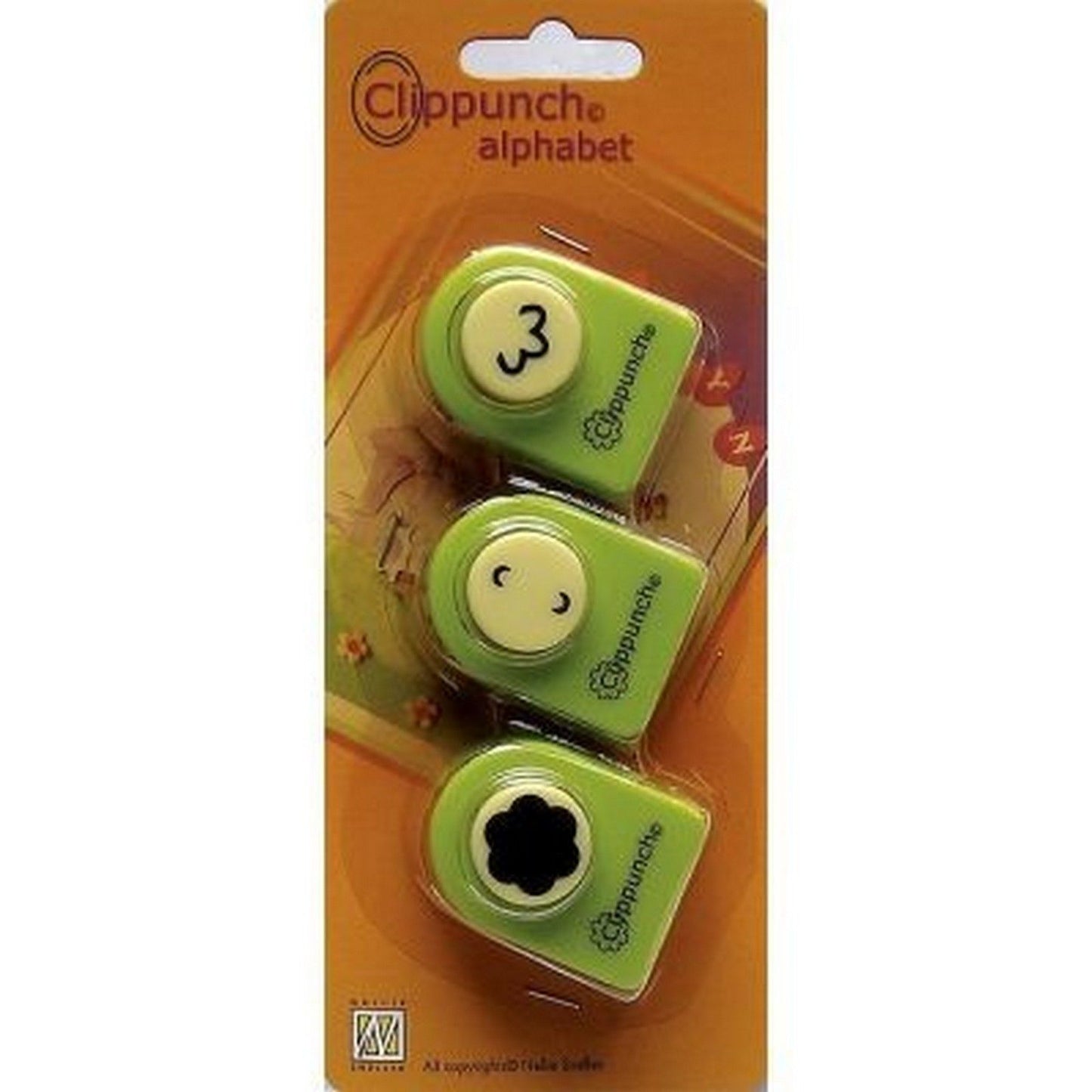 Nellies Wahl • Clip-Stanzer-Set, Alphabet-Blume