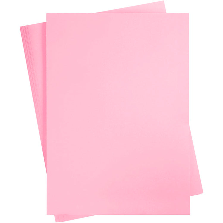 Creativ Company farbiger Karton, A2, Blatt 420 x 594 mm, 180 g, hellrosa, 10 Blatt 1 Karton
