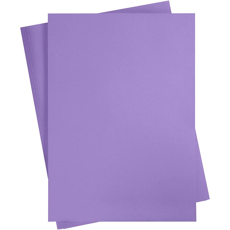 Creativ Company farbiger Karton, A2, Blatt 420 x 594 mm, 180 g, lila, 10 Blatt 1 Karton