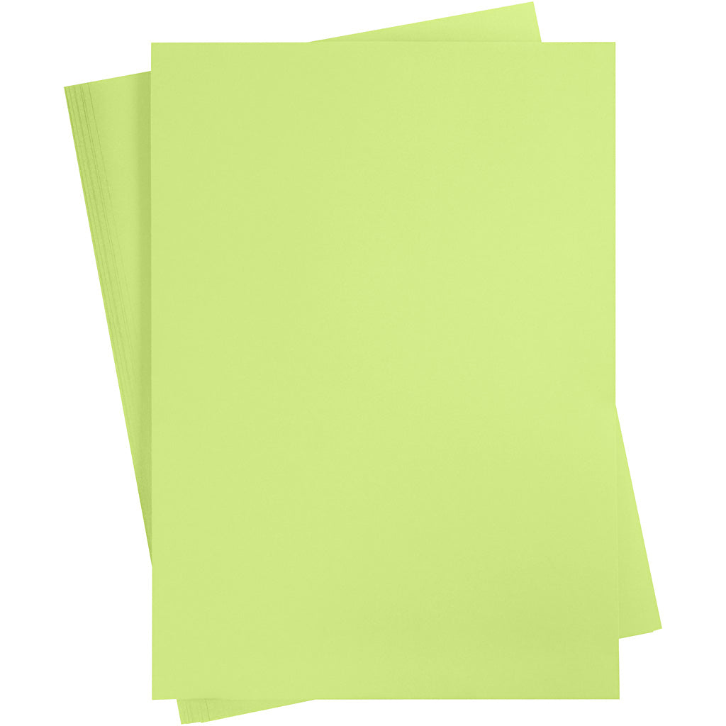 Creativ Company Farbkarton, A2, Blatt 420x594 mm, 180 gr, hellgrün, 10 Blatt 1 Karton