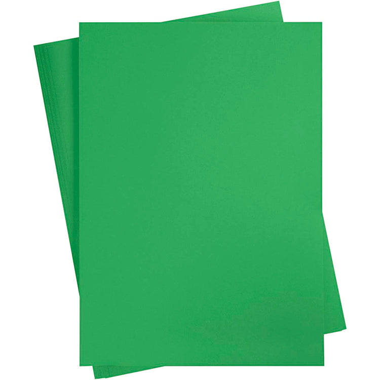Creativ Company Farbkarton, A2, Blatt 420x594 mm, 180 gr, grasgrün, 10 Blatt 1 Karton