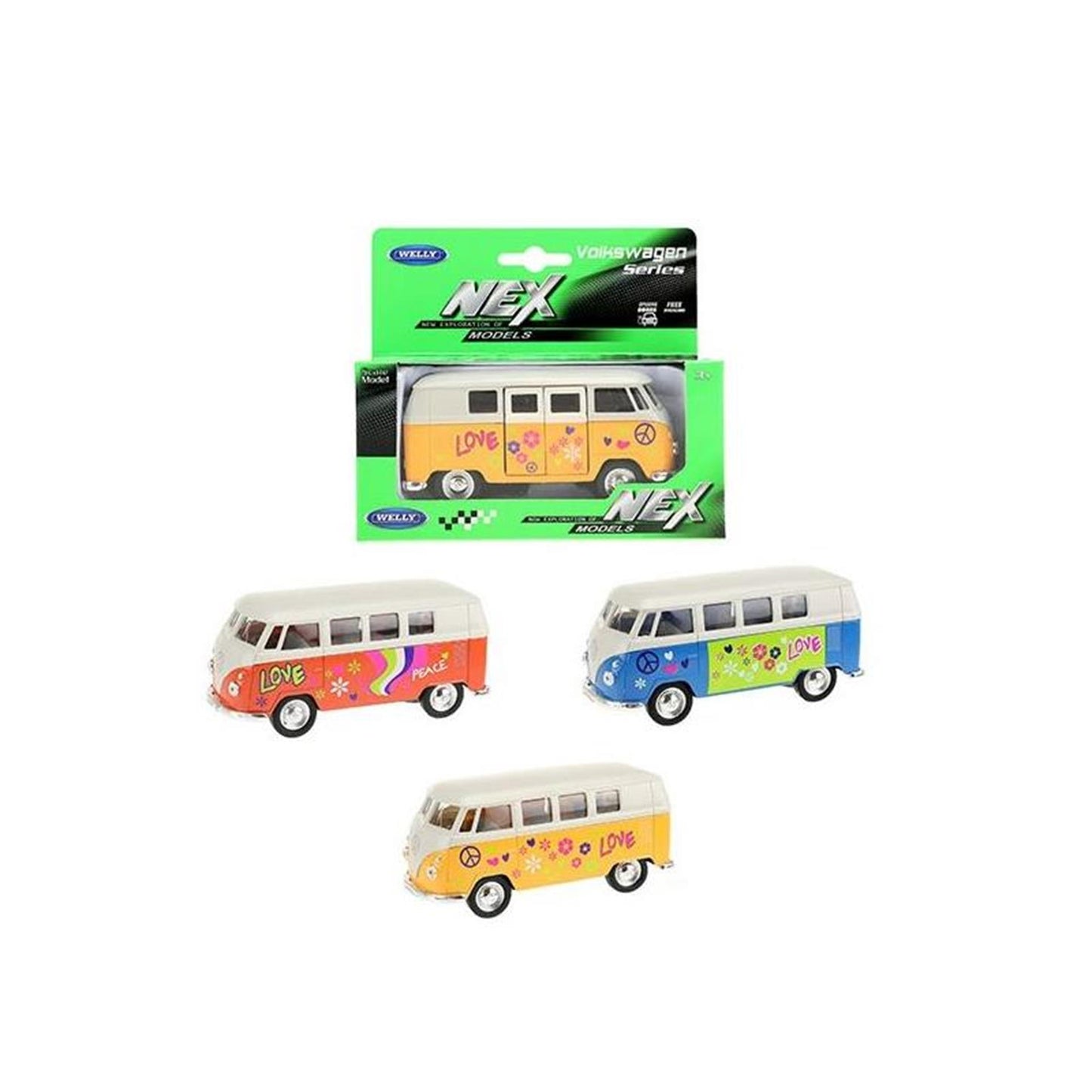 Welly Volkswagen Bus 1963 mit Druck