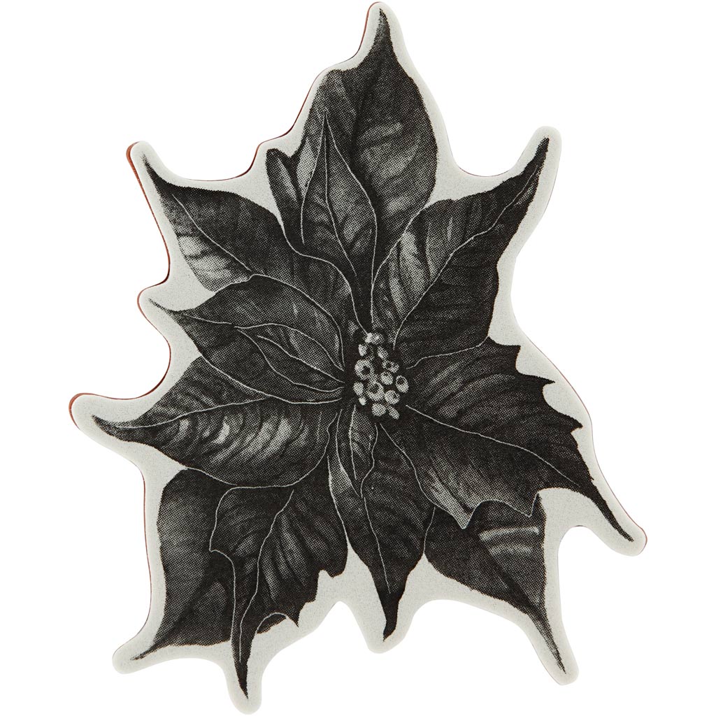 Stempel, Weihnachtsstern, H: 5 mm, Größe 14x11 cm, 1 Blatt