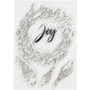 Viva decor Silikonstempel, Freude, Größe 10,5x15 cm, 1 Blatt