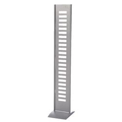 Imp Informationssäule Kerkmann 30x38x166cm silbergrau 12 Prospektfächer