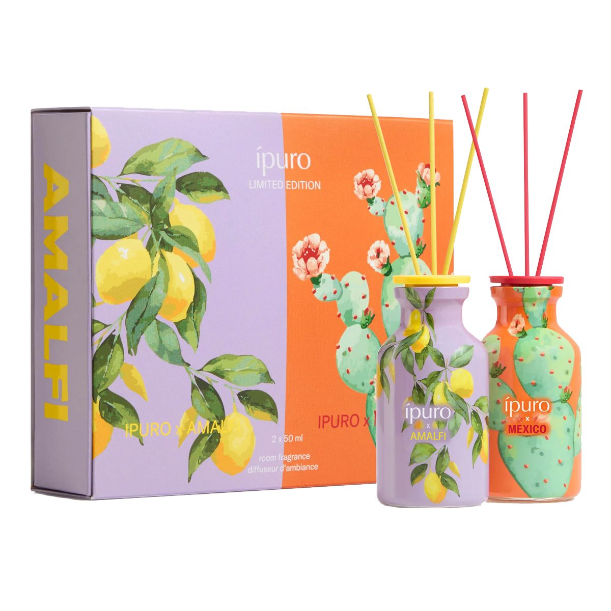 Ipuro Duftdiffusor-Set Amalfi Mexiko 2x50ml