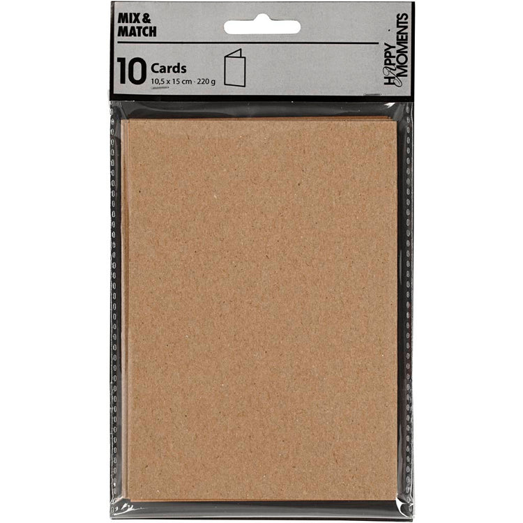 Creativ Company Cards Naturel 10.5x15cm, 10st.