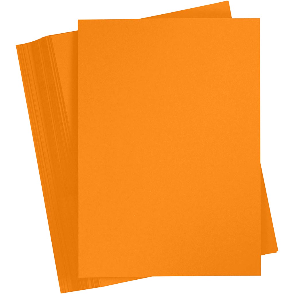 Creativ Company farbiger Karton, A5, 180 g, orange, 100 Blatt 1 Karton