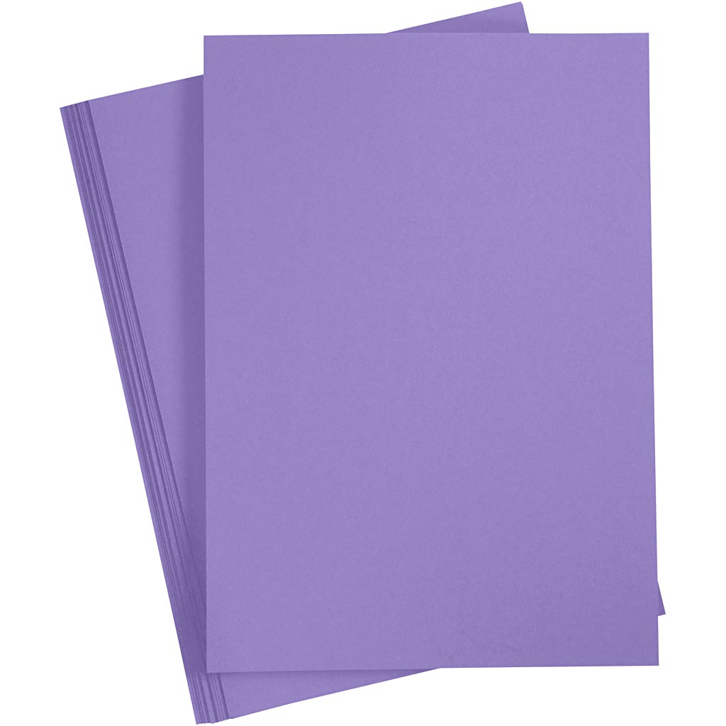 Creativ Company farbiger Karton, A5, 180 g, dunkelviolett, 100 Blatt, 1 Karton