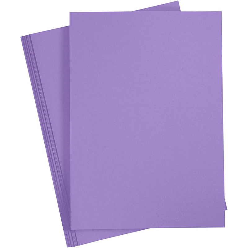Creativ Company farbiger Karton, A5, 180 g, dunkelviolett, 100 Blatt, 1 Karton