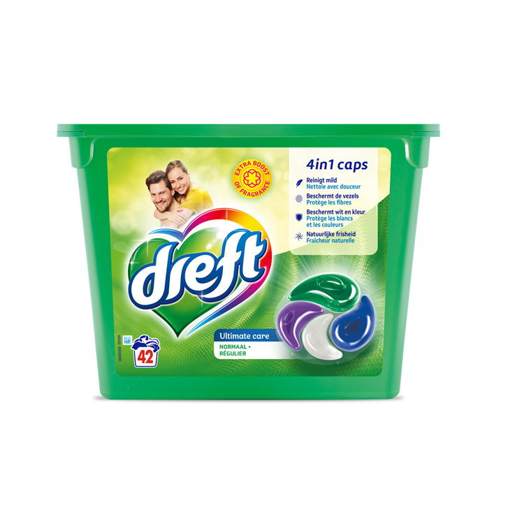 Dreft 1069248 - Kappen 4in1 normal 16 Stück | 6 Stück