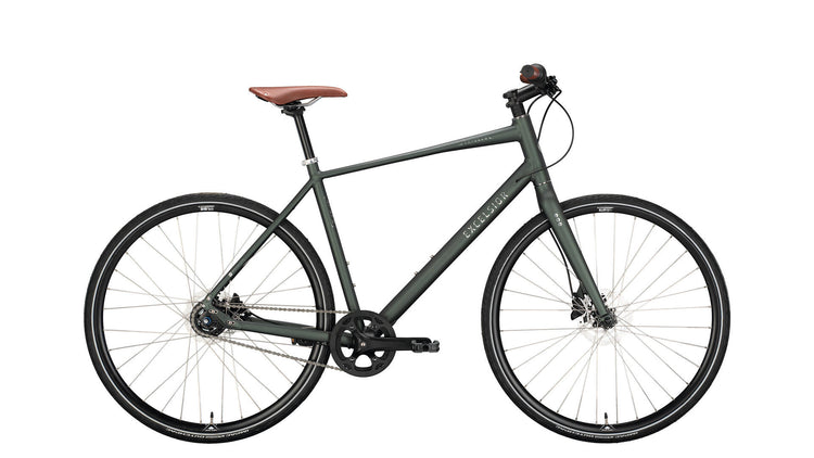 Excelsior Urban Bike Trigger (#1) Fahrrad Excels.Tigger 28 58 Diam. 8SP Green Matt