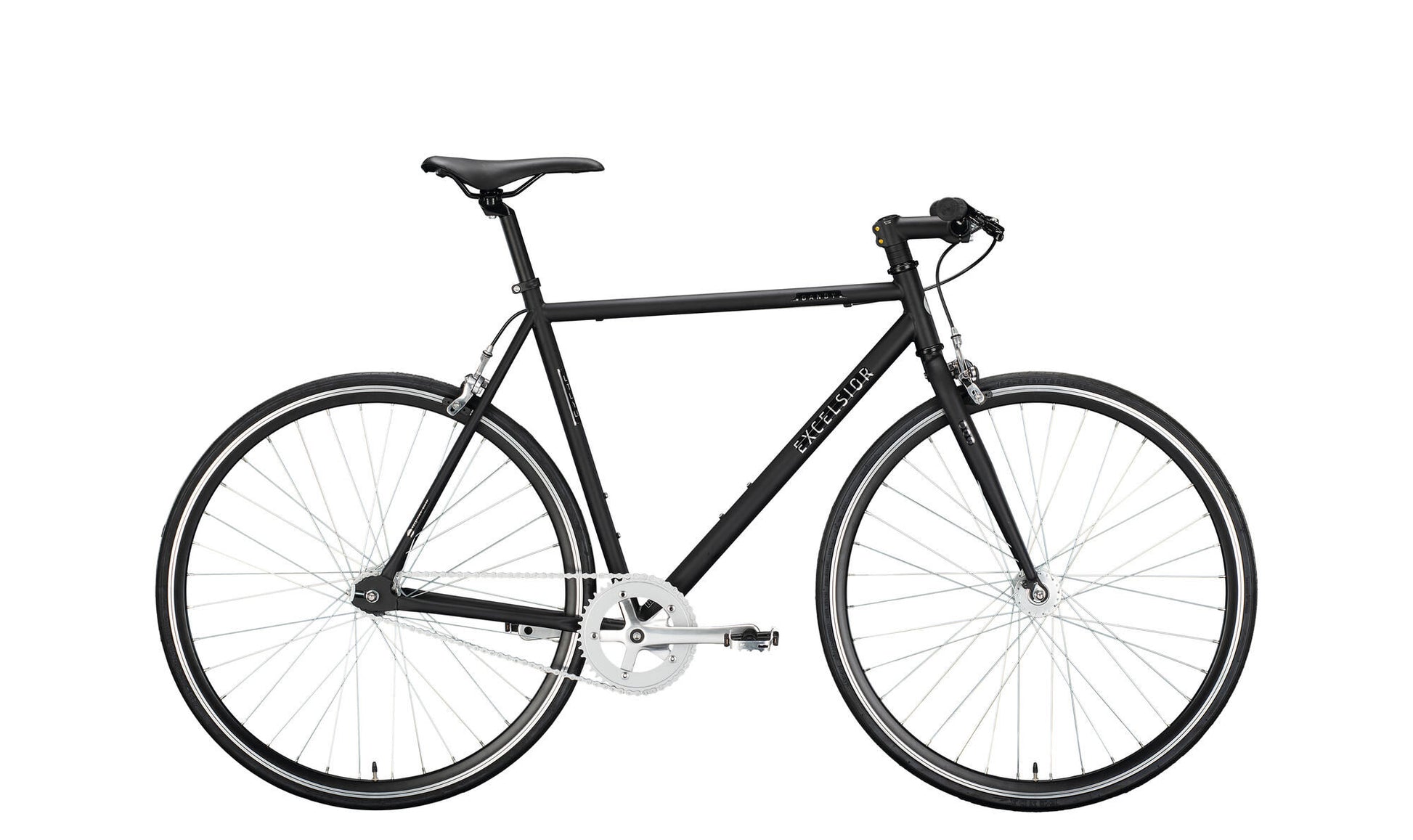 Excelsior Singlespeed Dandy (#1) Fahrrad Excels. Dandy 28 52 Durchmesser. 1SP Black Matt