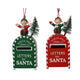 Decoris Weihnachtsaufhänger Briefkasten Eisen 4x2,5x10cm