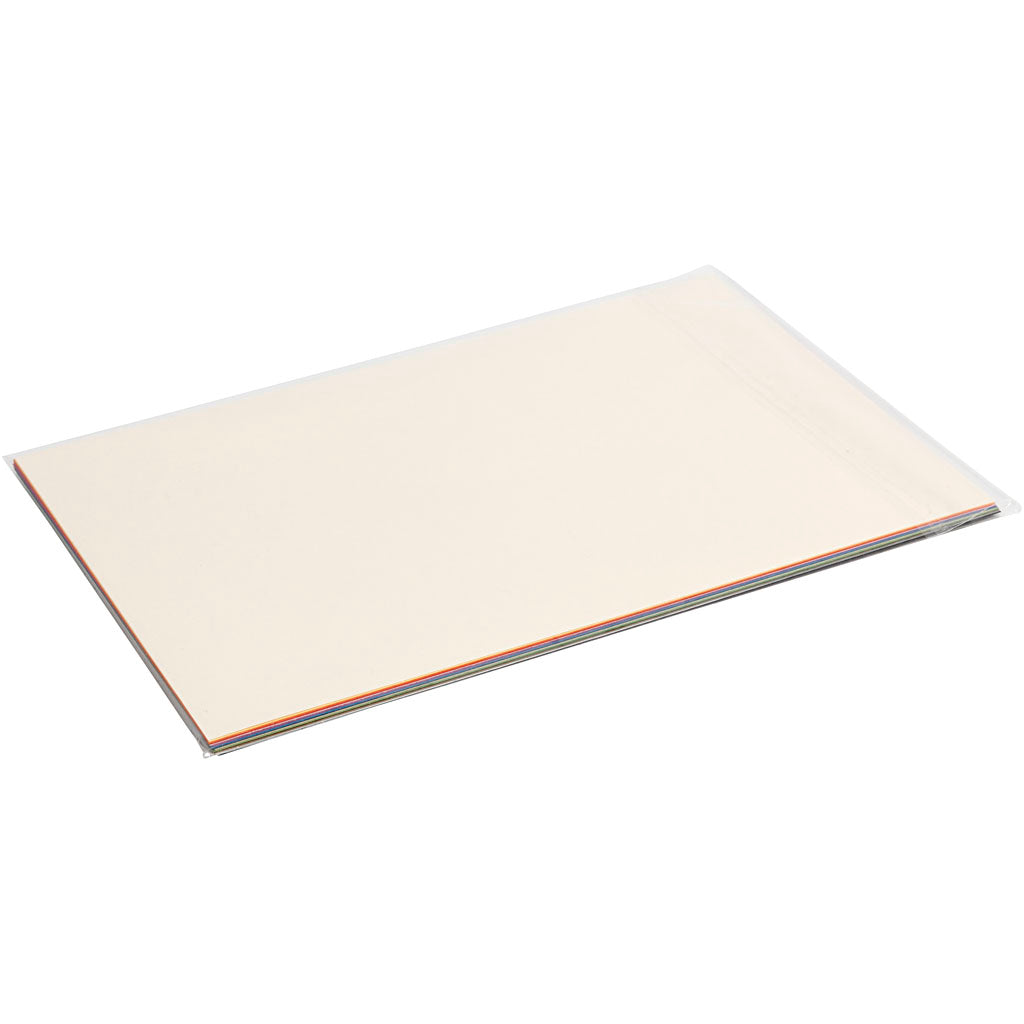 Creativ Company Französischer Karton, A4, Blatt 210x297 mm, 160 gr, verschiedene Farben, 16 div. Blätter 1 Karton